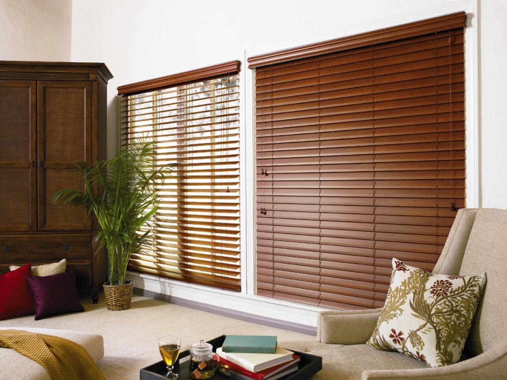 Persianas venecianas de madera, persianas horizontales, cortinas de  privacidad de 40/60/80/90/100/47.2 in, protección solar y calor, para el  hogar